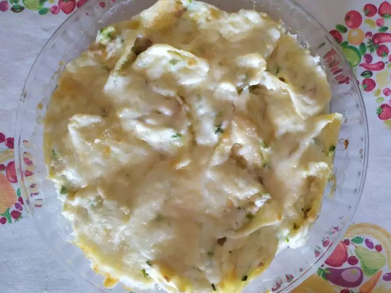 Conchiglioni ripieni di ricotta e zucchine