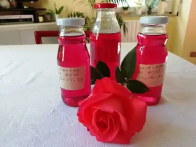 Sciroppo di petali di rosa