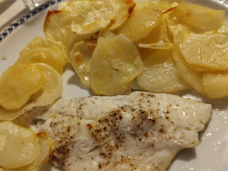Orata in crosta di patate